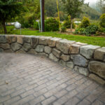 retaining wall random stone