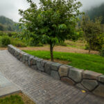 concrete patio dance floor hydrangea ranch