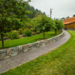 concrete patio dance floor hydrangea ranch