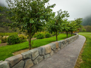 concrete patio dance floor hydrangea ranch
