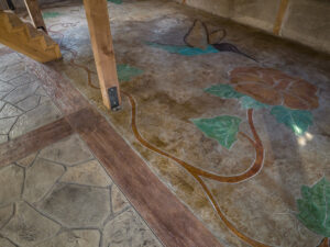 acid stain concrete northwest oregon