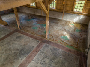 acid stain concrete northwest oregon