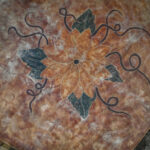 acid stain & engrave concrete design rockaway