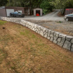 concrete flood wall retaining wall