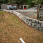 concrete flood wall retaining wall