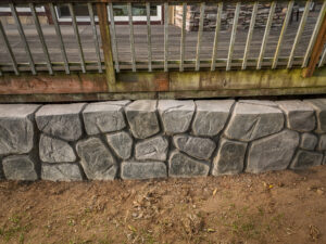 concrete flood wall retaining wall
