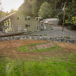 concrete flood wall retaining wall