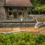 concrete flood wall retaining wall