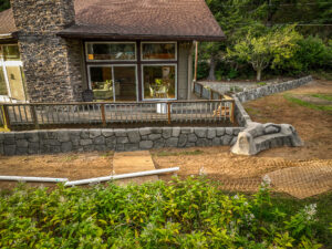 concrete flood wall retaining wall
