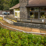 concrete flood wall retaining wall