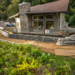 concrete flood wall retaining wall