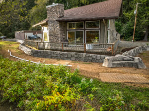 concrete flood wall retaining wall
