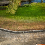 concrete flood wall retaining wall