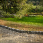 concrete flood wall retaining wall