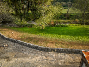 concrete flood wall retaining wall