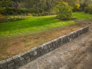 concrete flood wall retaining wall