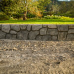 concrete flood wall retaining wall