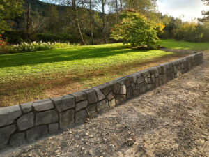 concrete flood wall retaining wall