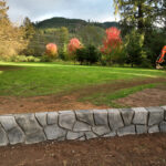 concrete flood wall retaining wall