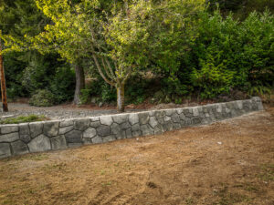 concrete flood wall retaining wall