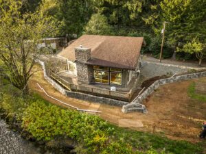 concrete flood wall retaining wall