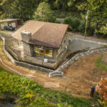 concrete flood wall retaining wall
