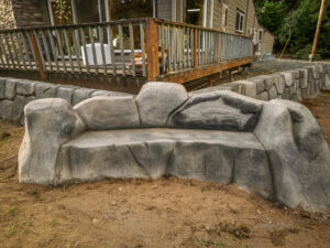 concrete flood wall retaining wall
