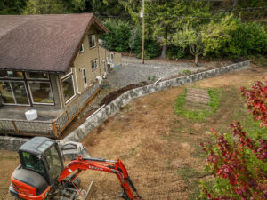 concrete flood wall retaining wall
