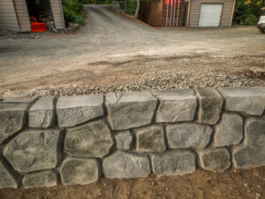 concrete flood wall retaining wall