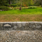 concrete flood wall retaining wall
