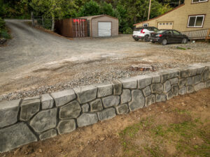concrete flood wall retaining wall