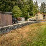 concrete flood wall retaining wall