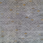 weathered brick concrete driveway stamping