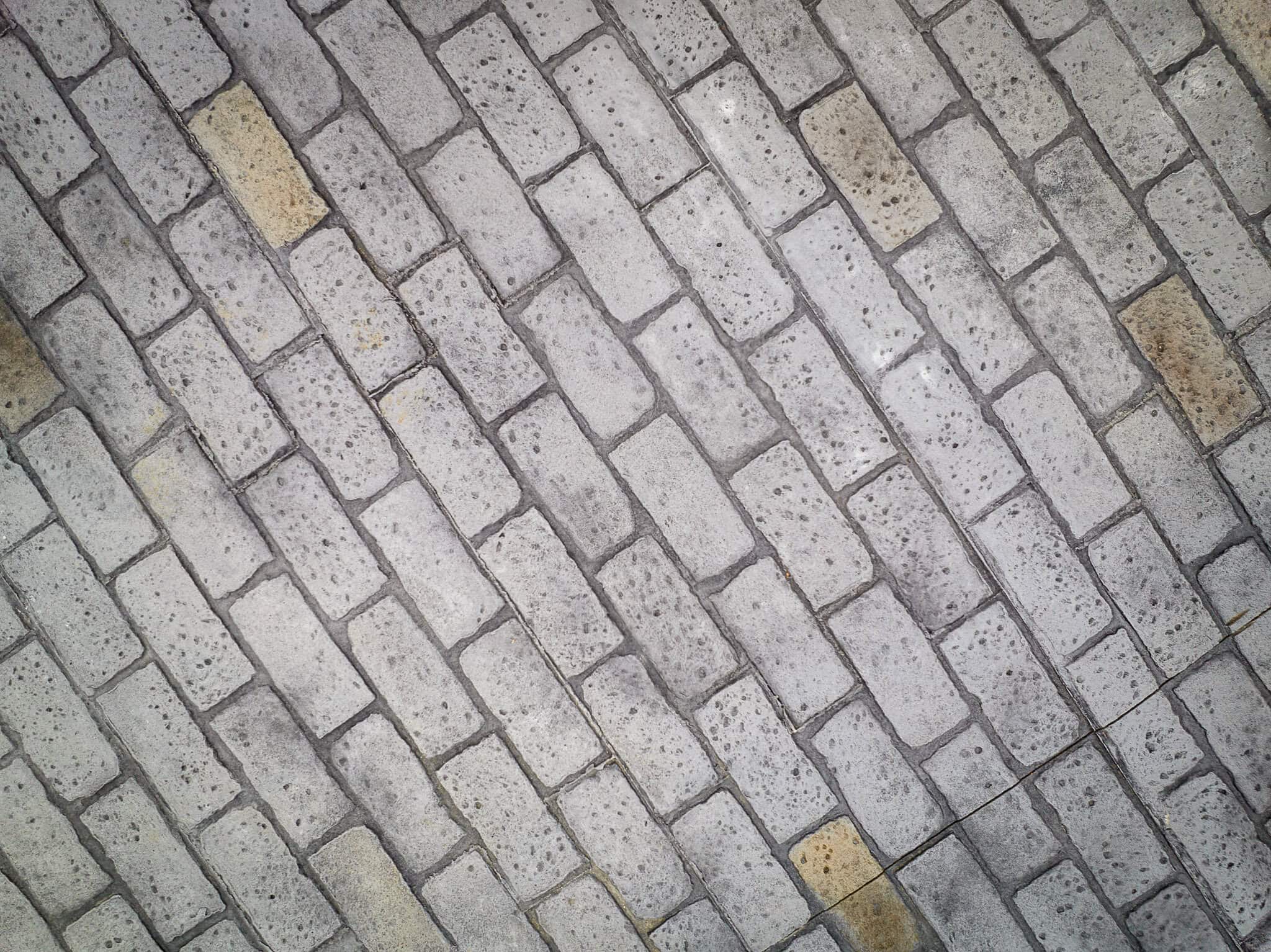 weathered brick driveway concrete stamping | Decorative Concrete including stamped concrete, overlays, epoxy floors, and vertical rock. weathered brick concrete driveway stamping