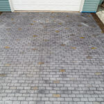 weathered brick concrete stamping