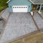 weathered brick concrete stamping