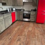 timber plank concrete overlay