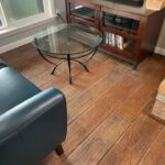 timber plank concrete overlay