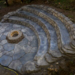 ampitheater concrete & firepit pacific city