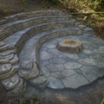 ampitheater concrete & firepit pacific city