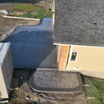 stone textured concrete stamping colored tillamook