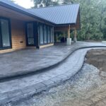colored concrete stamping decorative concrete tillamook