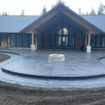 colored concrete stamping decorative concrete tillamook