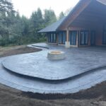 colored concrete stamping decorative concrete tillamook