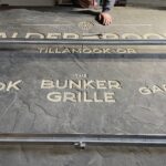 concrete engraved signs tillamook county