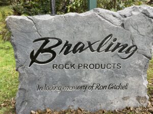 concrete engraved signs tillamook county