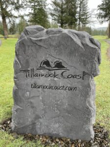 concrete engraved signs tillamook county