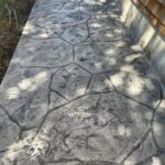 flagstone patio seascape border random stone wall