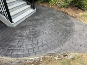 appian cobblestone concrete stamping