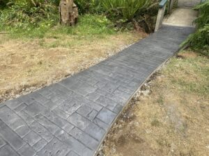 appian cobblestone concrete stamping